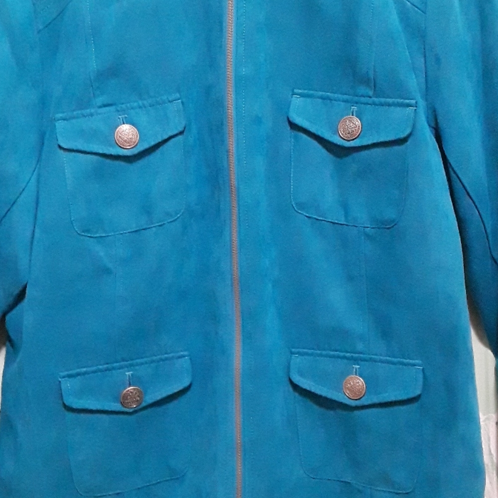 Turquoise Studio Works Jacket SZ 12P - Picture 3 of 10